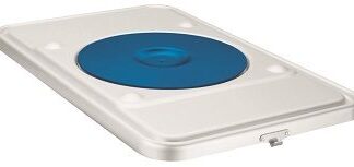 HE3320BL  ~ 3 4 Deckel allein mit 1 Filter, blau, 465x280mm ~