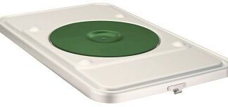 HE3320GR  ~ 3 4 Deckel allein mit 1 Filter, grün, 465x280mm ~