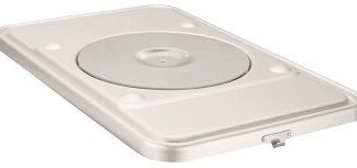 HE3320SI  ~ 3 4 Deckel allein mit 1 Filter, silber, 465x280mm ~