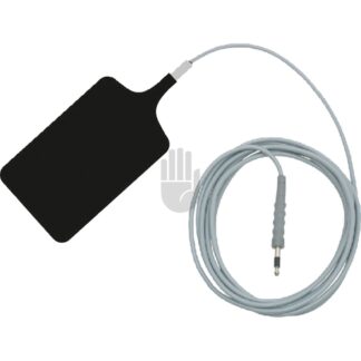 HF9552-40  ~ Gummi-Neutralelektrode 26x16cm, mit Kabel 4,5m und Stecker 6,3mm -Entspricht nicht EU-Bestimmungen- ~