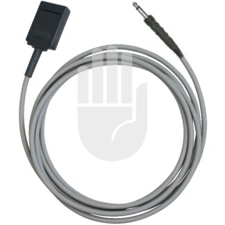 HF9566-50  ~ Anschlusskabel für Einmal- Neutralelektroden, Kabellänge 5m, Martin-Stecker, mit kurzer Isolierung ~