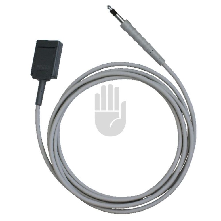 HF9569-50 HF9569-50  ~ Anschlußkabel für Einmal- Neutralelektroden, Kabellänge 5m, Stecker 6,3mm ~