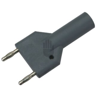 HF9981-01  ~ Bipolarer Adapter 2-pin auf Erbe, grau ~