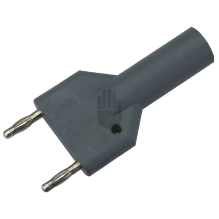 HF9981-01 HF9981-01  ~ Bipolarer Adapter 2-pin auf Erbe, grau ~