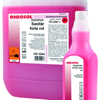 21644100  ~ Sanitär forte rot Kanister 10 Liter ~