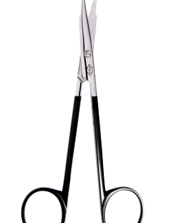 101-8167-1  ~ STILLE TENOTOMIE SUPERCUTSCHERE gebogen ~