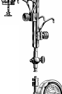 HA-560-00  ~ SCHULTZE Salpingograph kompl. im Holzetui ~