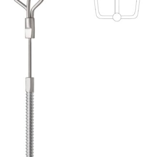 24-189-12-07  ~ Atriumhaken, Cooley, biegsam, 60x45 mm ~