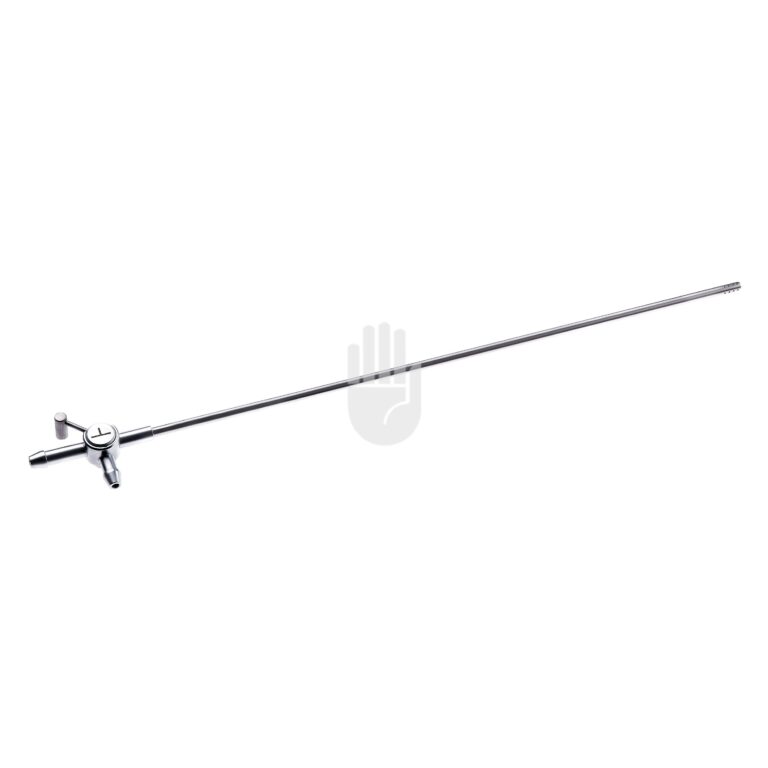 HL2816-00 HL2816-00  ~ Hi-Class-Med - ENDOSCOPY    Saug-Spül-Instrument,   5 mm, Arbeitslänge 330 mm, 2-Wegeventil mit 4x4 Bohrungen ~