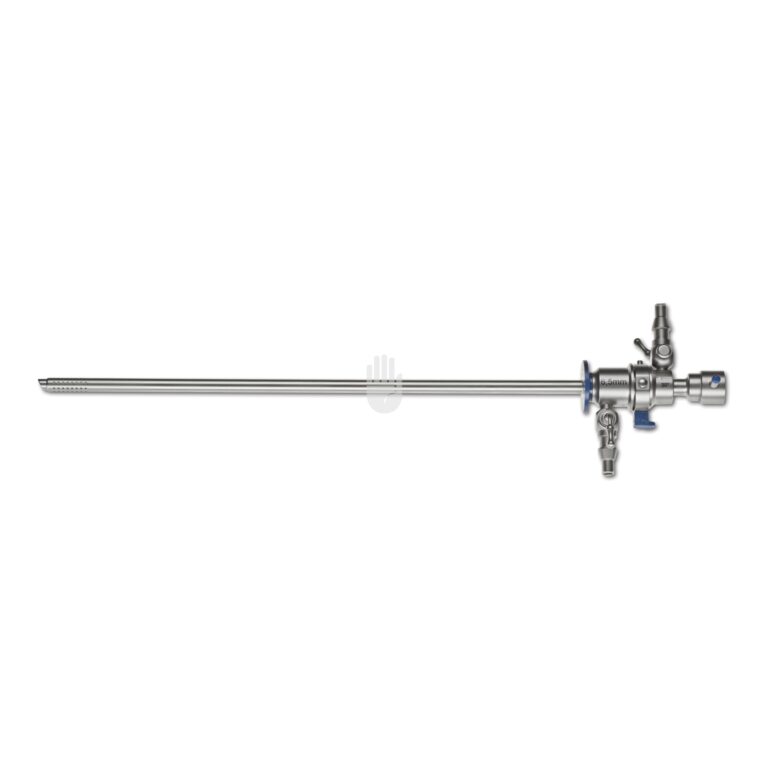 HL5855-03 HL5855-03  ~ Hi-Class-Med - ENDOSCOPY    Hysteroskopieschaft, Diagnostik,   6,5 mm, Arbeitslänge 240 mm, 2 feste Absperrhähne, mit Arbeitskanal ~