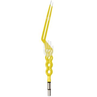 HF9662-24N  ~ Bipolar-Bajonettpinzette, isoliert, gerade, 0,5mm, 240mm, Non-Stick ~
