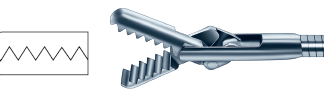 RS220-12-060  ~ FREMDKÖRPER- Zange, halbflexibel, scharf;Zähne ineinander;   Durchmesser 4,0 French   Charrier, bzw. 1,2 mm; Nutzlänge  60 cm; spülbare Version! ~
