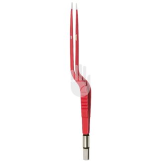 HF9636-19N  ~ Bipolar-Bajonettpinzette, isoliert, gerade, 0,7 mm, 195 mm Non-Stick ~