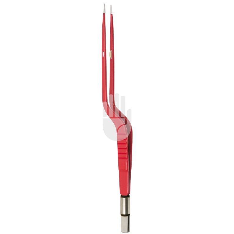 HF9636-19N HF9636-19N  ~ Bipolar-Bajonettpinzette, isoliert, gerade, 0,7 mm, 195 mm Non-Stick ~