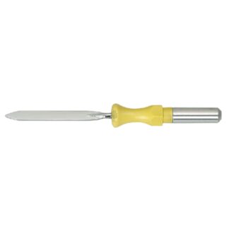 HF9845-40  ~ Monopolare Elektrode   4mm, Messer Elektrode, ovale Form, 25x3,0mm, VE = 1 Pack á 5 Stck ~
