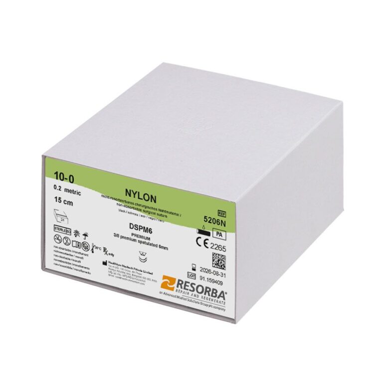 5206N 5206N  ~ NYLON schwarz, 10 0 USP, DSPM6, Länge 15cm ~