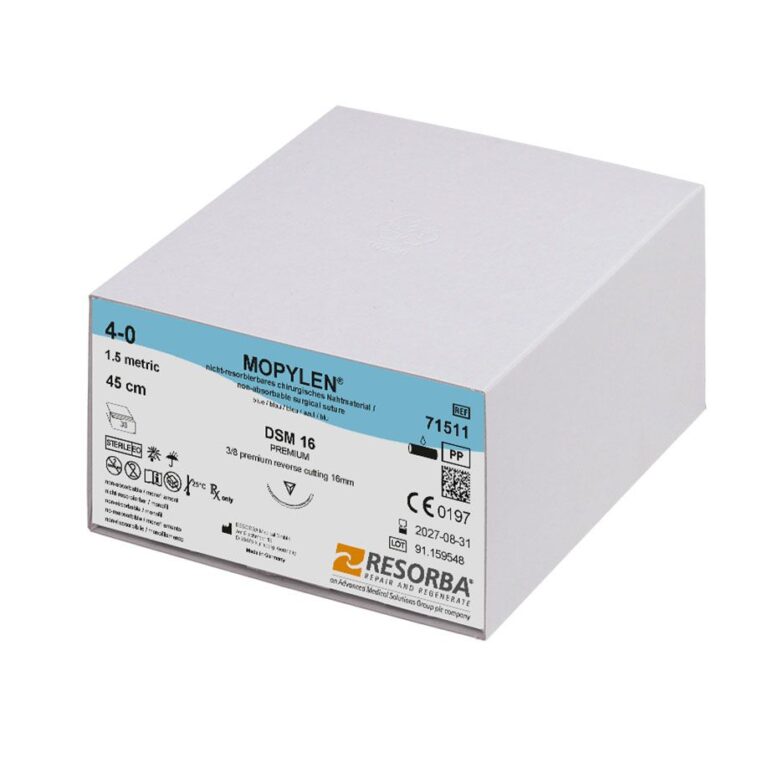 71511 71511  ~ MOPYLEN® blau, 4 0 USP, DSM16, Länge 45cm ~