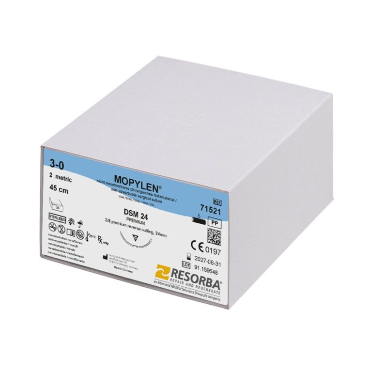 71521 71521  ~ MOPYLEN® blau, 3 0 USP, DSM24, Länge 45cm ~