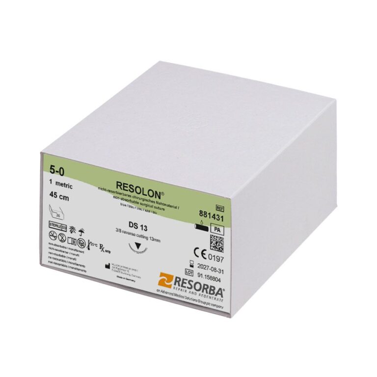 881431 881431  ~ RESOLON blau, 5 0 USP, DS13, Länge 45cm ~