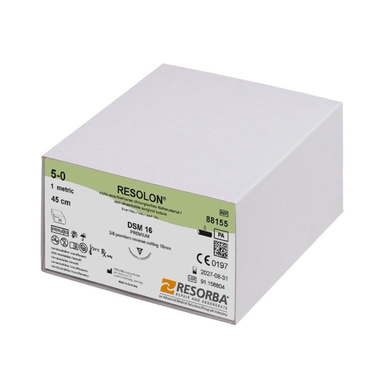 88155 88155  ~ RESOLON blau, 5 0 USP, DSM16, Länge 45cm ~