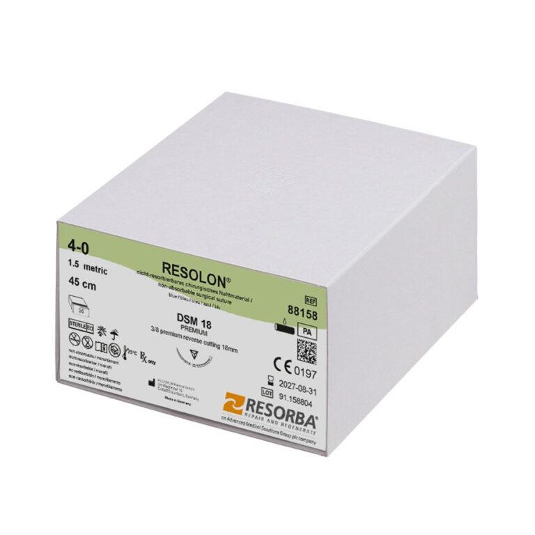 88158 88158  ~ RESOLON blau, 4 0 USP, DSM18, Länge 45cm ~