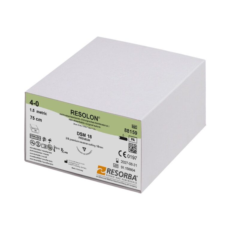 88159 88159  ~ RESOLON blau, 4 0 USP, DSM18, Länge 75cm ~