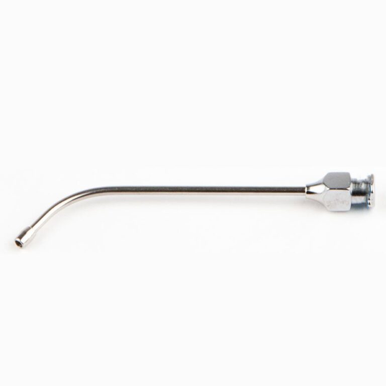 CSIA1005 CSIA1005  ~ Knopfkanüle 8 cm gebogen 2 mm Durchmesser, mit  Farbmarkierung   Mindestabnahmemenge  80Stück ~
