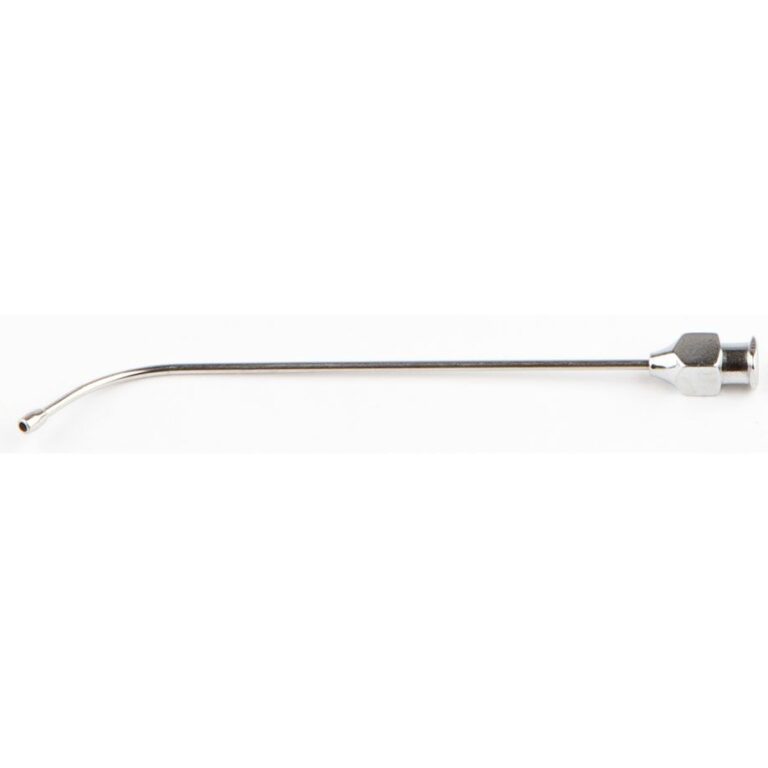CSIA1019-10 CSIA1019-10  ~ Knopfkanüle 10 cm gebogen 1,5 mm Durchmesser, ohne Ring   Mindestabnahmemenge  100Stück ~