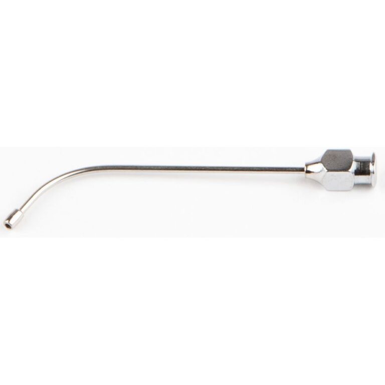 CSIA1019 CSIA1019  ~ Knopfkanüle 8 cm gebogen 1,5 mm Durchmesser, ohne Ring   Mindestabnahmemenge  80Stück ~