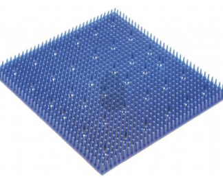 HE3030-00  ~ Noppenmatte aus Silikon zur Lagerung von Instrumenten in Siebkörben; 220 x 230 mm ~