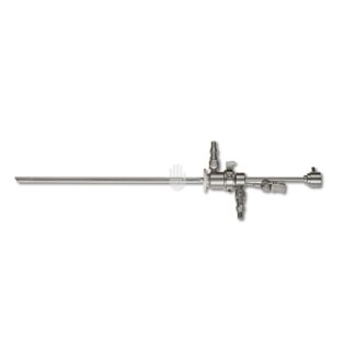 HL5866-33  ~ Hi-Class-Med - ENDOSCOPY    Hysteroskopieschaft, Operation,   5 mm, Arbeitslänge 216 mm, 2 feste Absperrhähne, mit Arbeitskanal ~