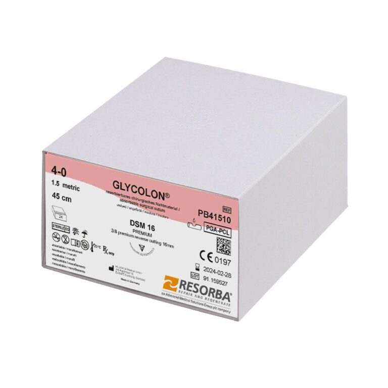 PB41510 PB41510  ~ GLYCOLON® ungefärbt, 4 0 USP, DSM16, Länge 45cm ~