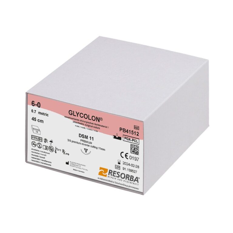 PB41512 PB41512  ~ GLYCOLON® violett, 6 0 USP, DSM11, Länge 45cm ~