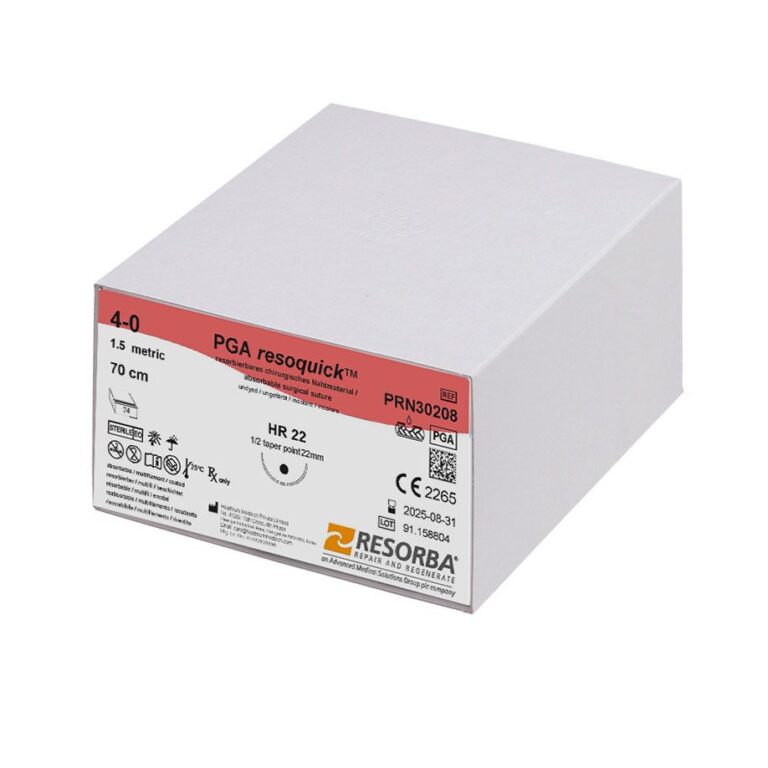 PRN30208 PRN30208  ~ PGA resoquick™ ungefärbt, 4 0 USP, HR22, Länge 70cm ~