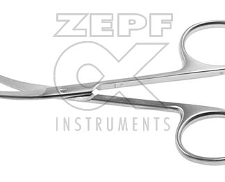 SKL222934  ~ Fadenschere Shortbend; gebogen; Gesamtlänge 90 mm ~