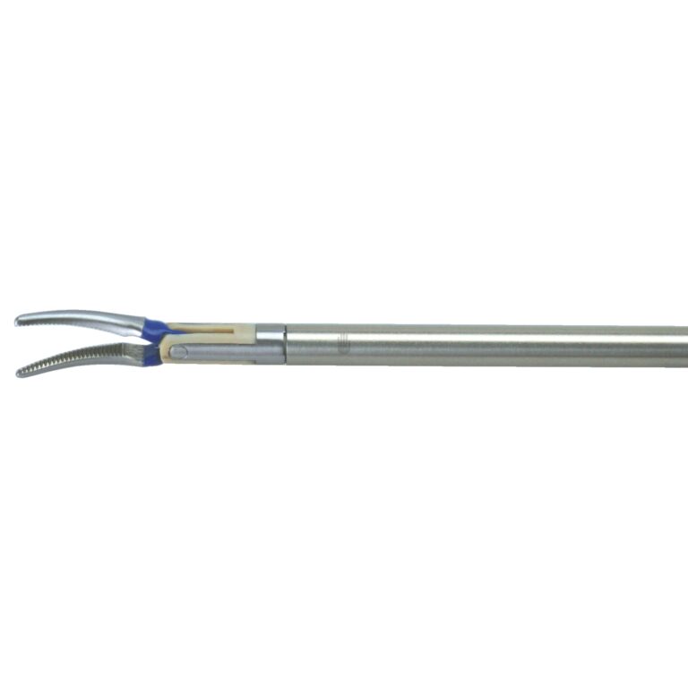 HF9580-03 HF9580-03  ~ Bipolare Koagulationszange für Laparoskopie, Bipolarer Dissektor Maryland  gebogen, Arbeitslänge 340mm ~