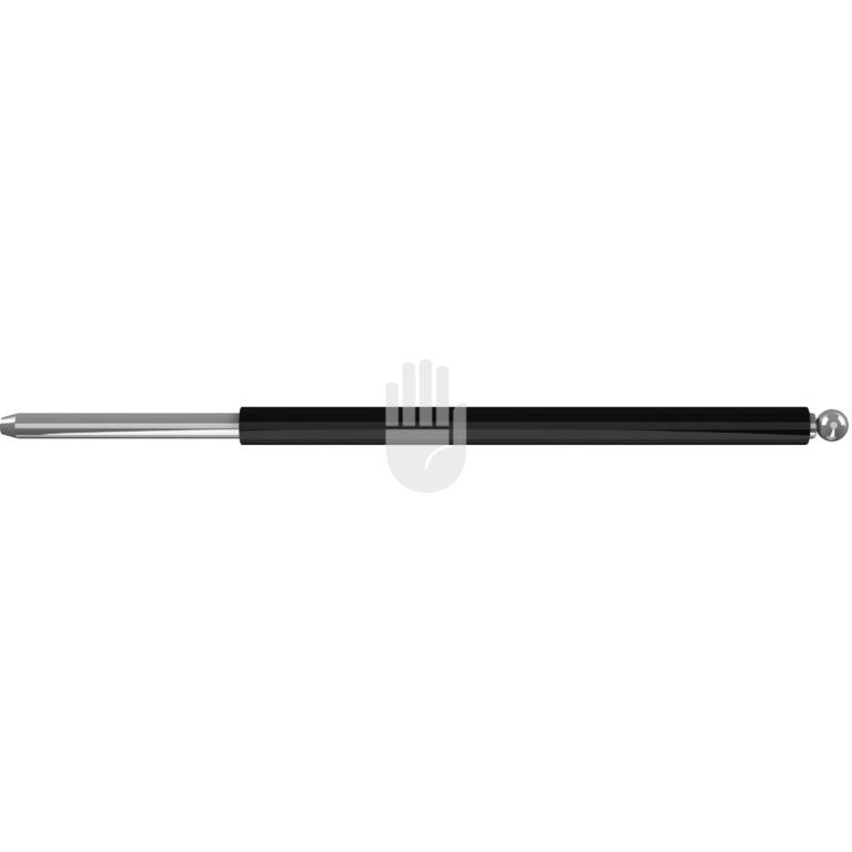 HF9801-37 HF9801-37  ~ Monopolare Kugelelektrode,  1,7mm, gerade, Fig. 37, starr, VE = 1 Pack á 5 Stck ~